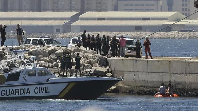 La Guardia Civil en aguas próximas al Peñón de Gibraltar