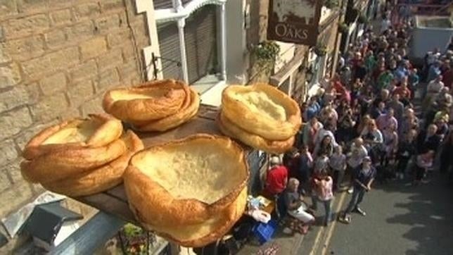 Un pueblo inglés celebra el campeonato del mundo de «black pudding»