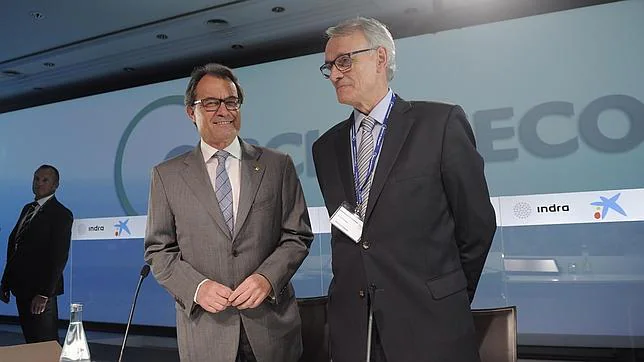 Artur Mas y Anton Costas, en las últimas jornadas del Círculo de Economía en Sitges