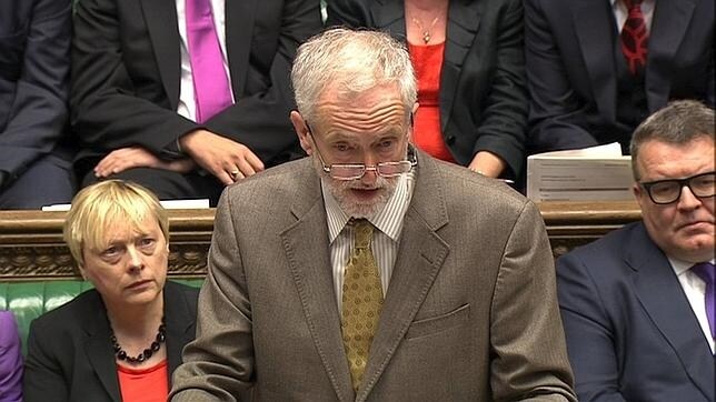 Jeremy Corbyn, en la sesión en los Comunes