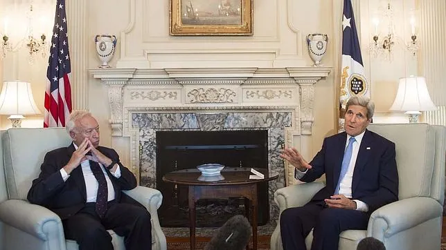 José Manuel García-Margallo, en su reunión con John Kerry