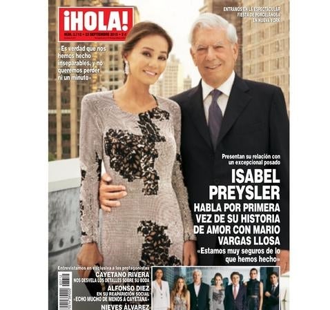 Isabel Preysler habla por primera vez sobre Vargas Llosa: «No queremos perder ni un minuto»