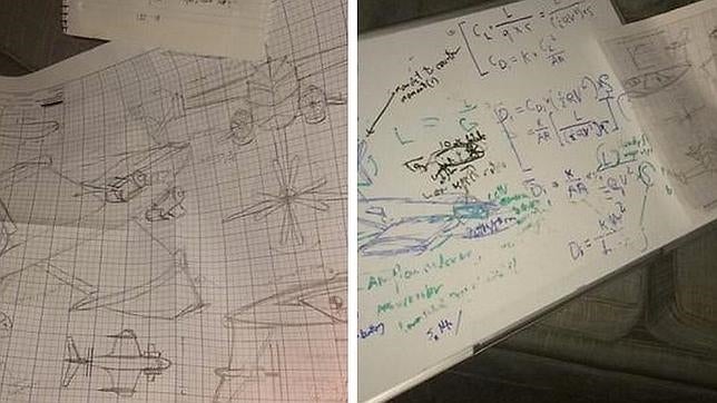 Un estudiante diseña una avioneta durante una borrachera y no recuerda cómo lo hizo