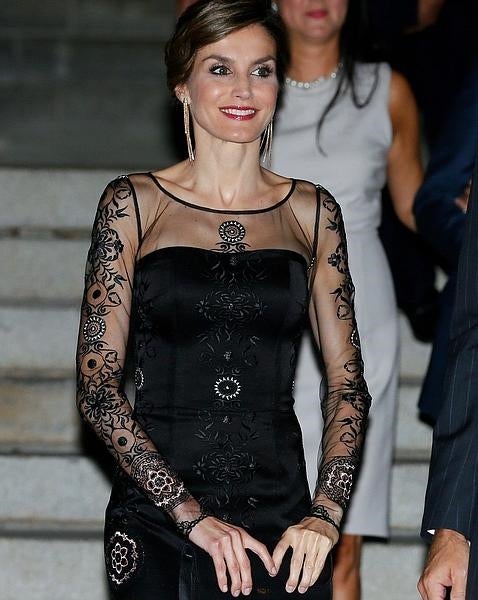 EFE/ La Reina con un Felipe Varela negro