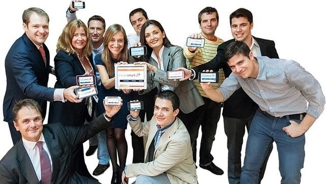 Parte del equipo que forma esta «startup» española