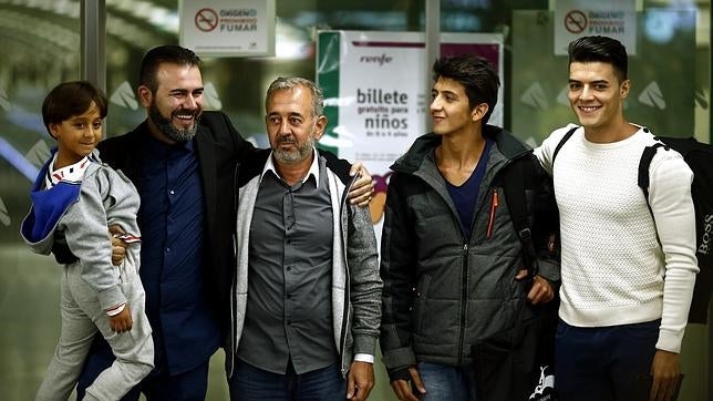 El refugiado sirio ya se encuentra en Madrid: «Esto es como andar por el cielo»