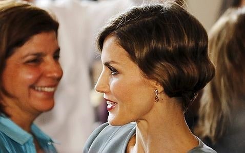 Reuters/ Detalle del peinado de Doña Letizia