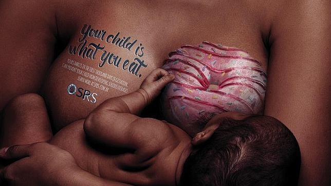 Imagen de la campaña «Tu hijo es lo que comes»