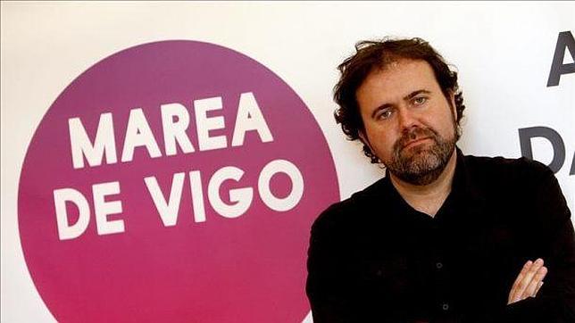 El portavoz municipal de Marea de Vigo, Rubén Pérez