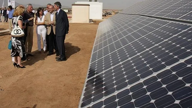 Inauguración de una planta solar en la provincia de Murcia