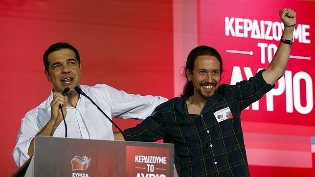 Pablo Iglesias felicita a Tsipras por la victoria