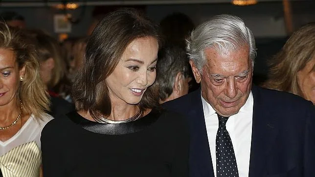 Isabel Preysler y Mario Vargas Llosa en el Teatro Real