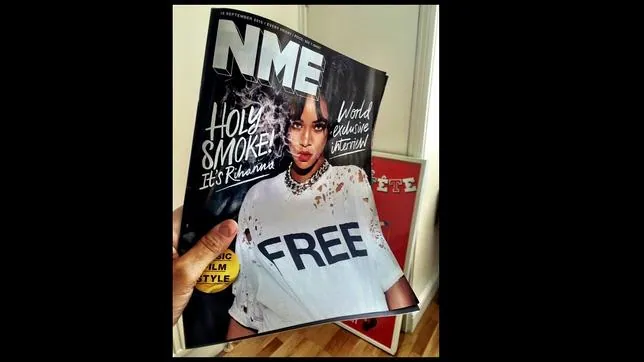 Portada del primer número gratuito de «NME»