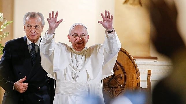 El Papa Francisco durante su homilía este jueves en la Iglesia de San Patricio de Washington