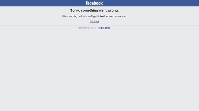 Facebook presenta fallos en su servicio