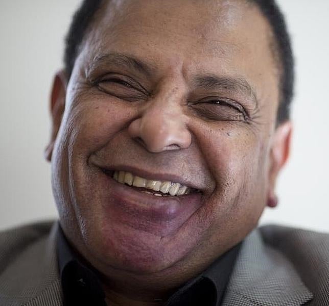 El autor de El Automóvil Club de Egipto, Alaa al-Aswany. Foto: Ignacio Gil
