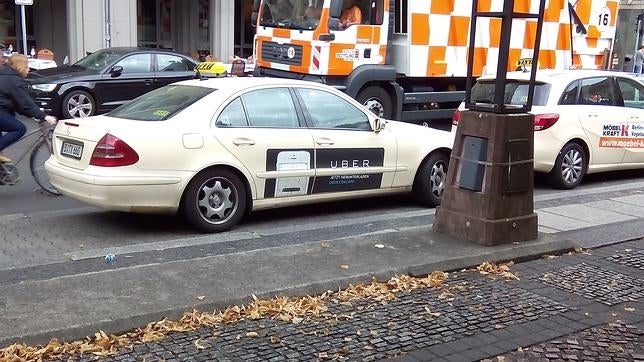 La ciudad donde los taxis publicitan a Uber