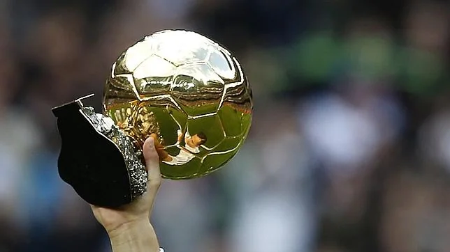 Una imagen del trofeo del Balón de Oro