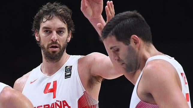 Pau Gasol y Felipe Reyes