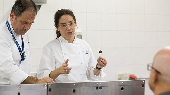 Elena Arzak, durante su intervención en el congreso