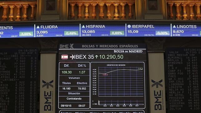 El Ibex logra una subida semanal del 7% tras ocho sesiones en positivo