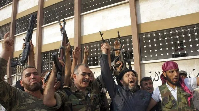 Rebeldes sirios en Alepo en una imagen de archivo