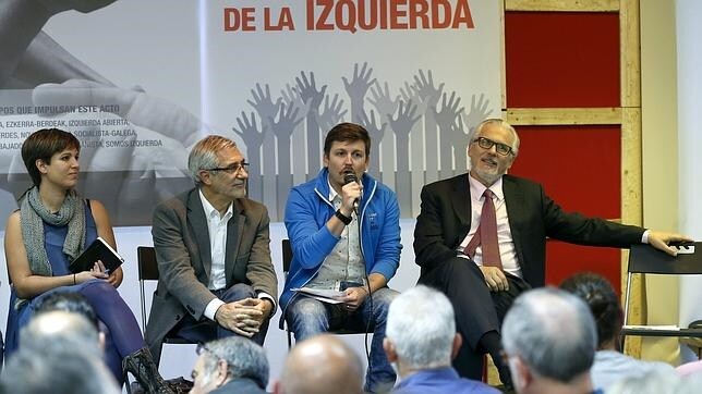 Beatriz Talegón, Gaspar Llamazares, Tasio Oliver y Baltasar Garzón