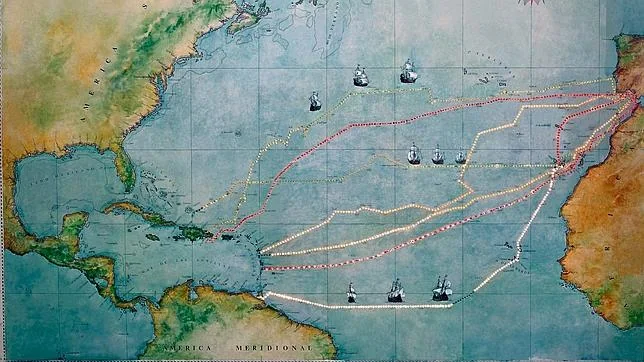 Colección de mapas de los viajes de Colón