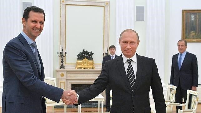 Al Assad se reunió con Putin en Moscú para hablar de la campaña militar en Siria