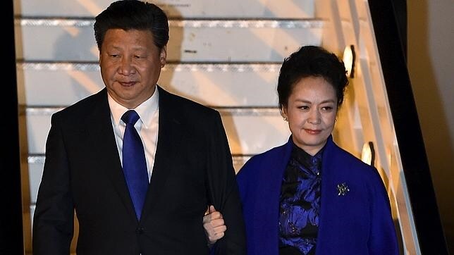 El Presidente Xi Jiping y su mujer, Peng Liyuan