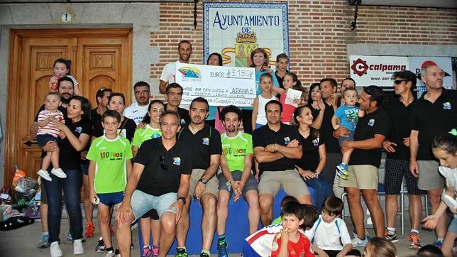 Recaudan 3.180 euros a favor de Apanas en una carrera celebrada en Calera