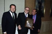 Cena en la Casa de ABC de Sevilla en la entrega del premio «Joaquín Romero Murube»