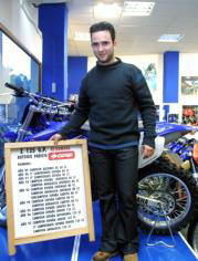 Antonio Paricio, con su brillante palmarés en la práctica del motocross. ROCíO RUZ