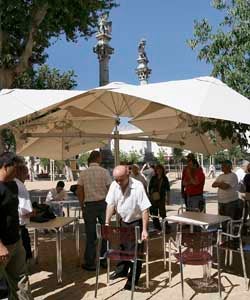 El Consistorio destina 300.000 euros para los nuevos veladores de la Alameda