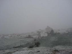 La nieve llega a la Sierra Norte de Sevilla