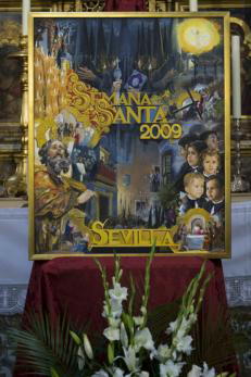 Huguet Pretel ha plasmado en su cartel el Evangelio según Sevilla