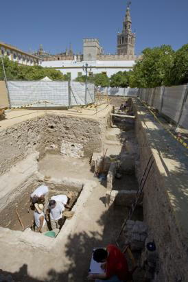 Localizada en el Alcázar la más antigua huella de ocupación humana de Sevilla