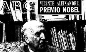 1977: Vicente Aleixandre gana el Premio Nobel