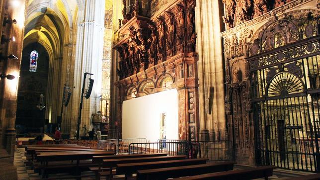 La catedral tendrá una sacristía provisional en un lateral del coro