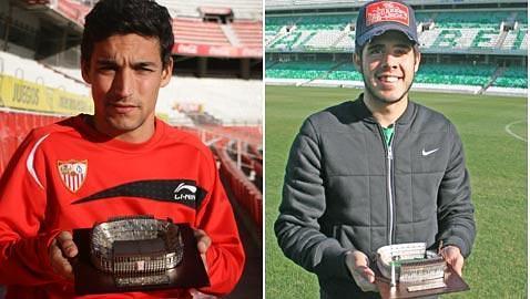 Navas y Pozuelo nos muestran las maquetas de los estadios reproducidas por ABC