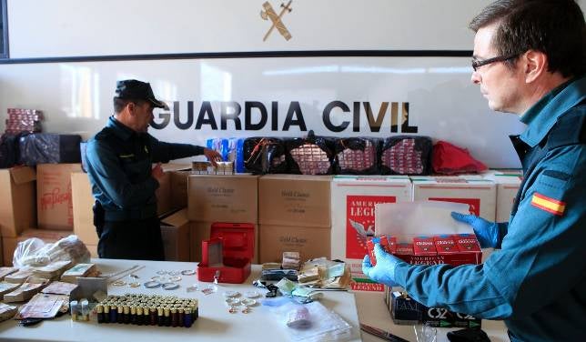 Nueve detenidos en el mayor golpe al contrabando de tabaco