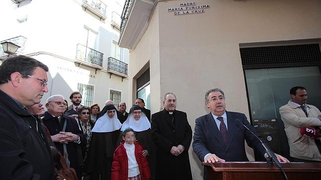 Madre María de la Purísima ya tiene calle en Sevilla
