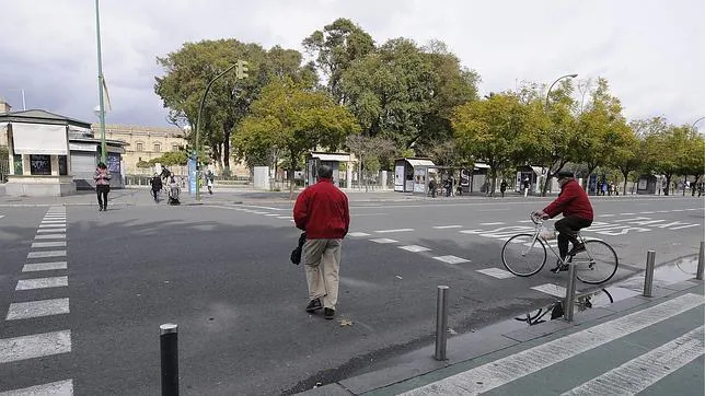 Un conductor ebrio mata a un ciclista frente al Arco de la Macarena