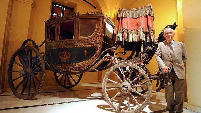 Carruaje expuesto en el museo