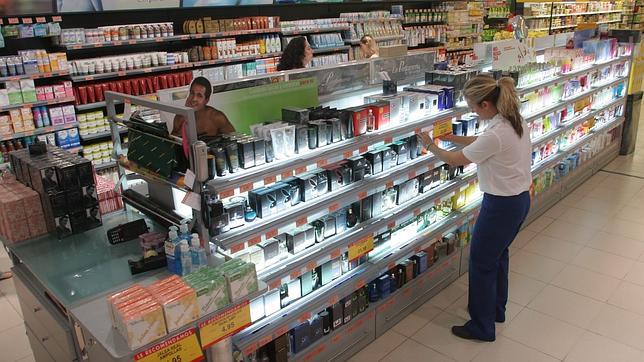 Una trabajadora en Mercadona