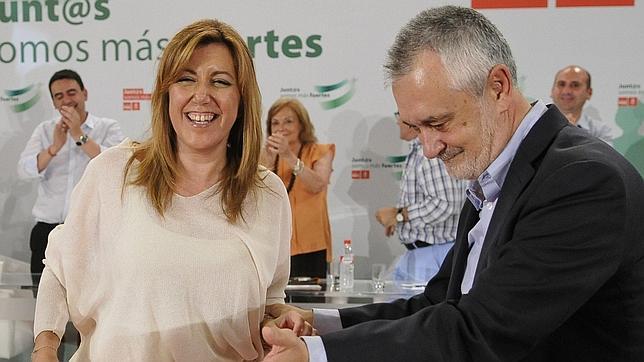 Susana Díaz ejerce ya de presidenta con Griñán «desaparecido»