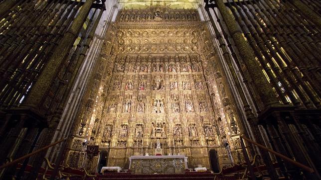 El altar mayor de la Catedral, mencionado por Cernuda en «Ocnos»