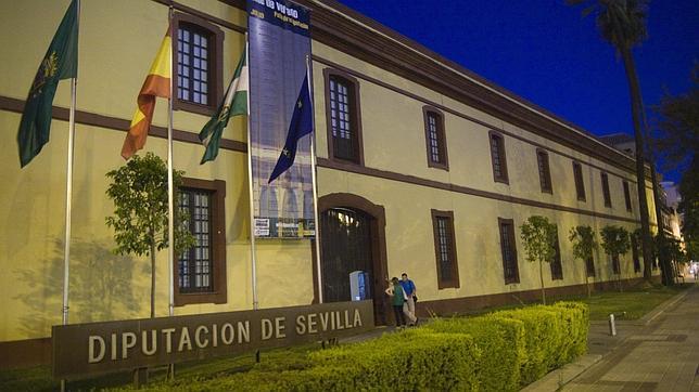La actual Diputación de Sevilla, lo que antes era el cuartel de Caballería