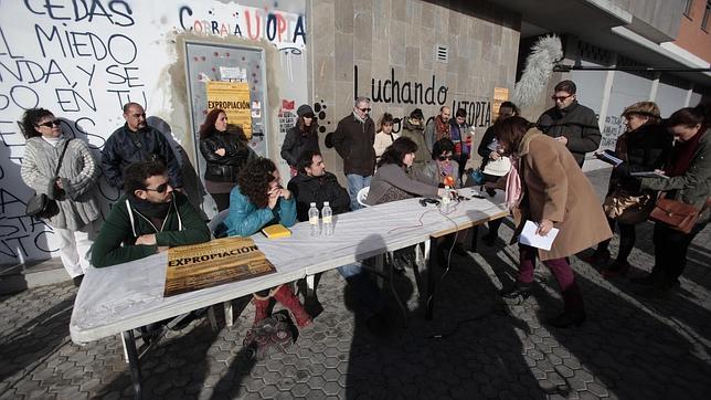 La juez toma declaración al último de los imputados de la «Corrala Utopía»