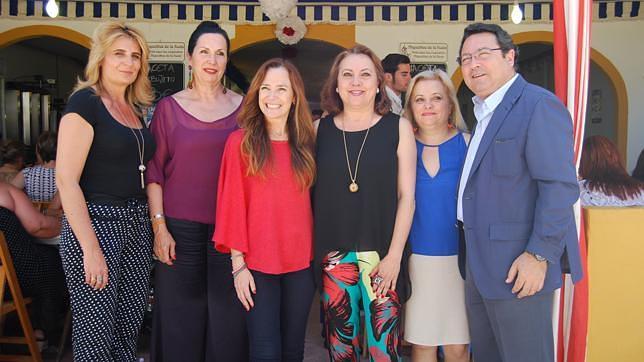 Jiménez Becerril visita la Feria de Dos Hermanas